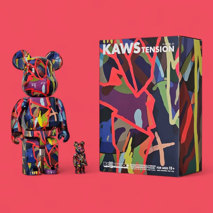 Bearbrick KAWS TENSION 400% mit Verpackung