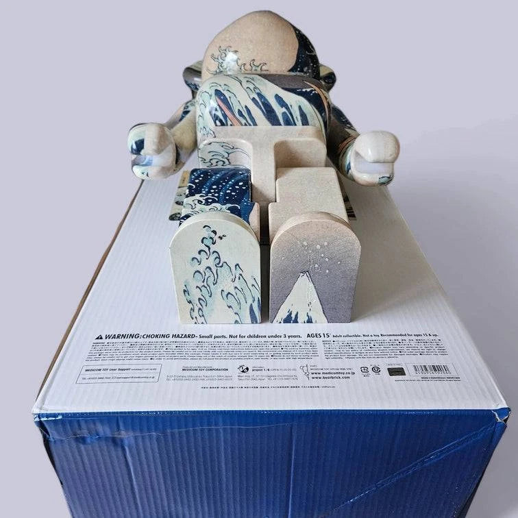 Bearbrick Katsushika Hokusai Die große Welle von Kanagawa 1000% Echtheitsmerkmale