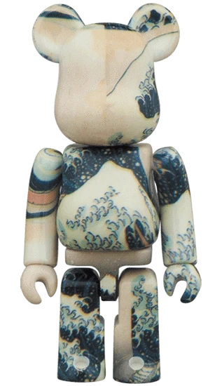 Bearbrick Katsushika Hokusai 'Die große Welle von Kanagawa' 100%+400% Herstellerbild 2