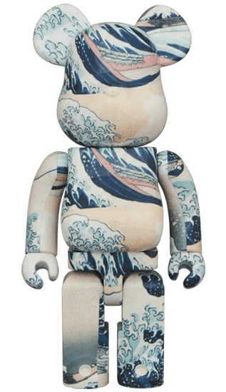 Bearbrick Katsushika Hokusai 'Die große Welle von Kanagawa' 100%+400% Herstellerbild 3