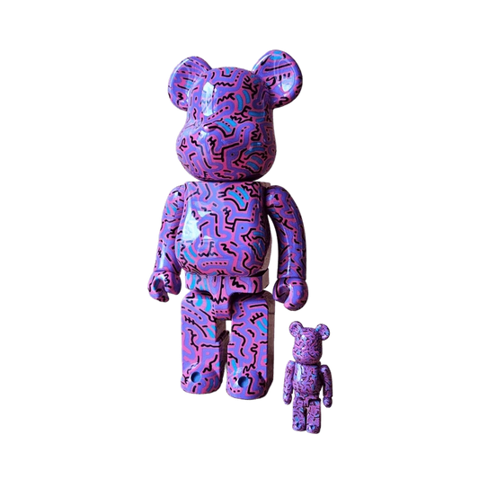 Bearbrick Keith Haring #2 100%+400% schräg