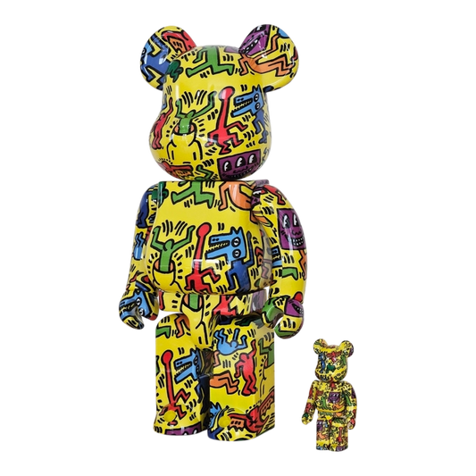 Bearbrick Keith Haring #5 100%+400% schräg