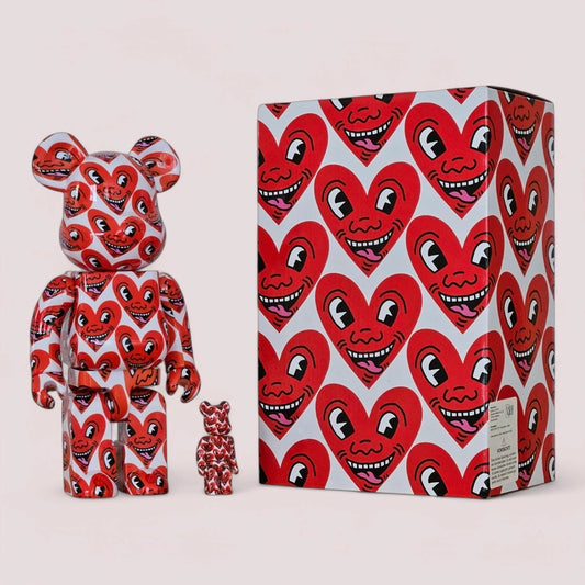 Bearbrick Keith Haring #6 100%+400% mit Verpackung