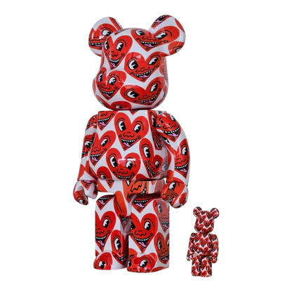 Bearbrick Keith Haring #6 100%+400% schräg