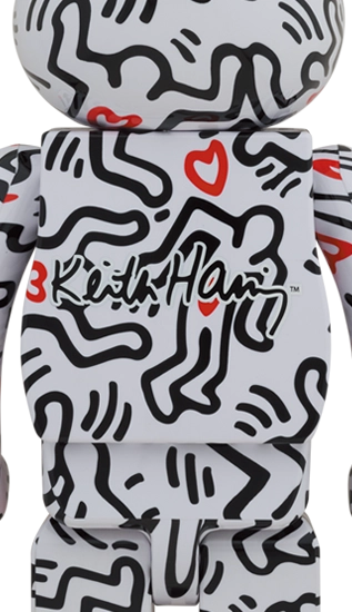 Bearbrick Keith Haring #8 1000% Herstellerbild 2