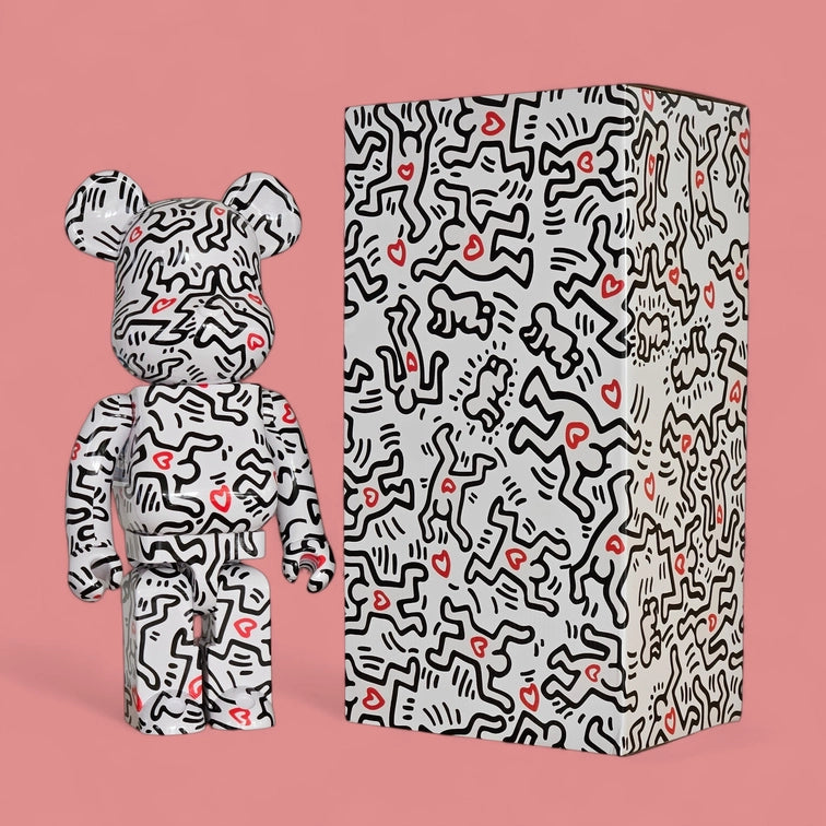 Bearbrick Keith Haring #8 1000% mit Verpackung