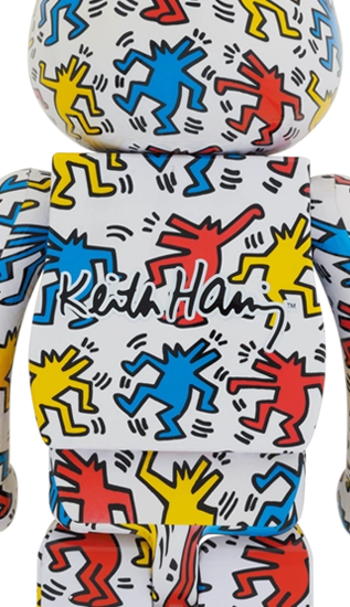 Bearbrick Keith Haring #9 1000% Herstellerbild 2