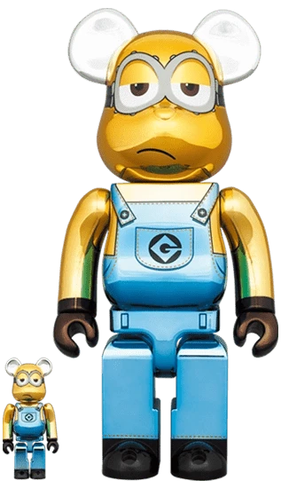 Bearbrick Kevin Chrome Version 100%+400% Herstellerbild 1