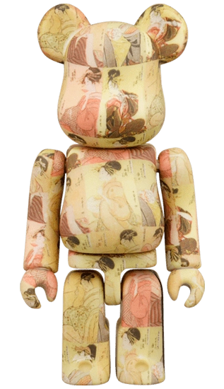 Bearbrick Kitagawa Utamaro 'Toji zensei bijin-zoroi' 100%+400% Herstellerbild 2