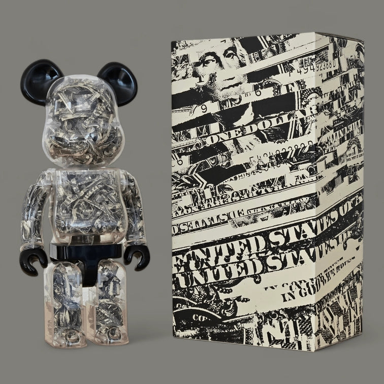 Bearbrick Kosuke Kawamura × NEXUS VII. × S01 400% mit Verpackung