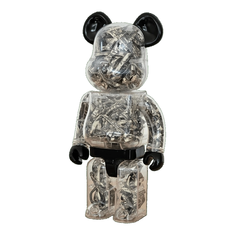 Bearbrick Kosuke Kawamura × NEXUS VII. × S01 400% schräg