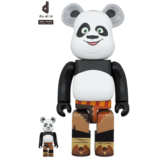 Bearbrick Kung Fu Panda Herstellerbild 1