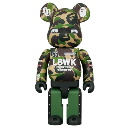 Bearbrick LBWK × BAPE 100%+400% Herstellerbild 2