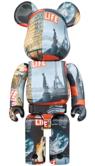 Bearbrick LIFE Magazine 100%+400% Herstellerbild 3