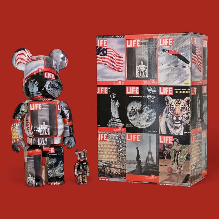 Bearbrick LIFE Magazine 100%+400% mit Verpackung