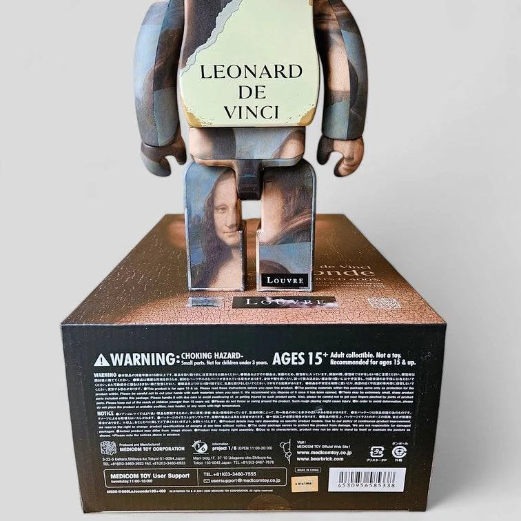 Bearbrick Leonardo da Vinci 'Mona Lisa' 100%+400% Echtheitsmerkmale