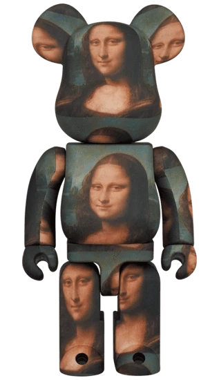 Bearbrick Leonardo da Vinci 'Mona Lisa' 100%+400% Herstellerbild 3