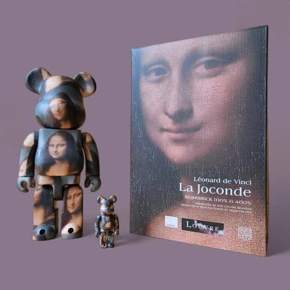 Bearbrick Leonardo da Vinci 'Mona Lisa' 100%+400% mit Verpackung