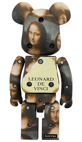 Bearbrick Leonardo da Vinci 'Mona Lisa' 200% Herstellerbild 2