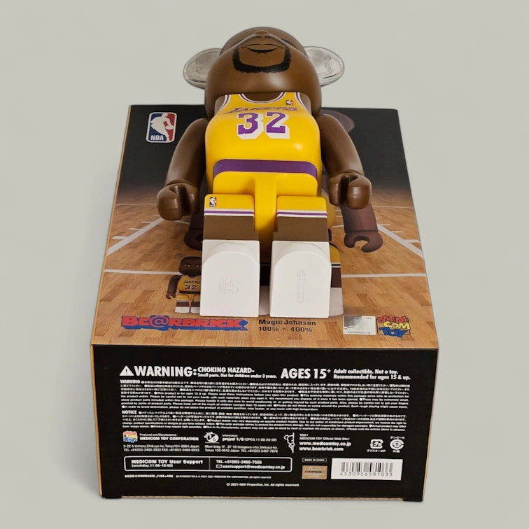 Bearbrick Magic Johnson Los Angeles Lakers Echtheitsmerkmale