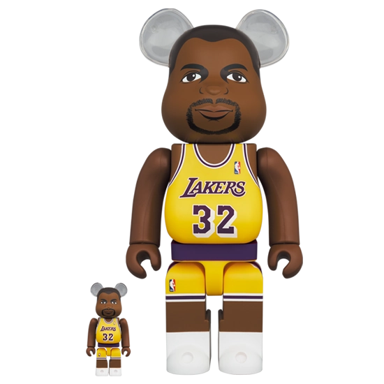 Bearbrick Magic Johnson Los Angeles Lakers Herstellerbild 1