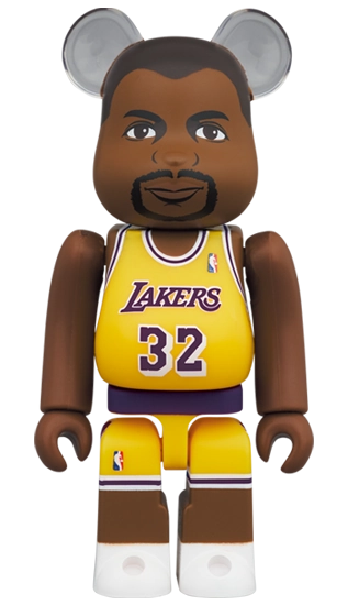 Bearbrick Magic Johnson Los Angeles Lakers Herstellerbild 2