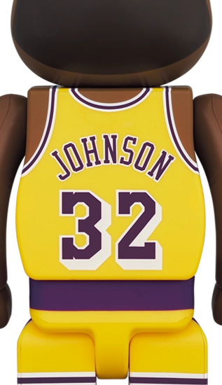 Bearbrick Magic Johnson Los Angeles Lakers Herstellerbild 4