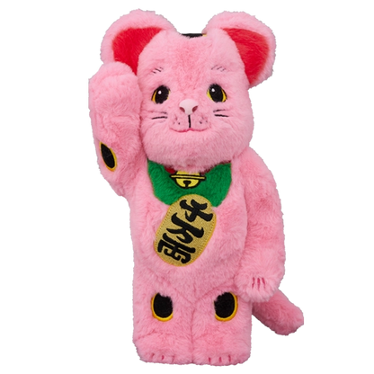 Bearbrick Maneki Neko Costume Version Pink 400% Herstellerbild 1