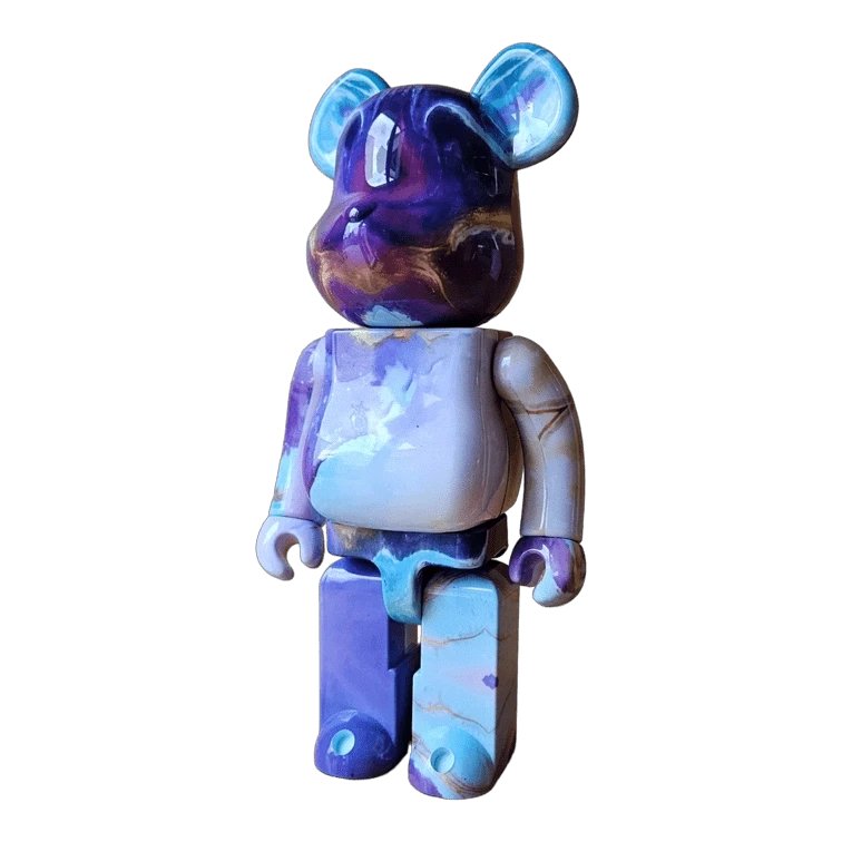 Bearbrick Marble 400% schräg