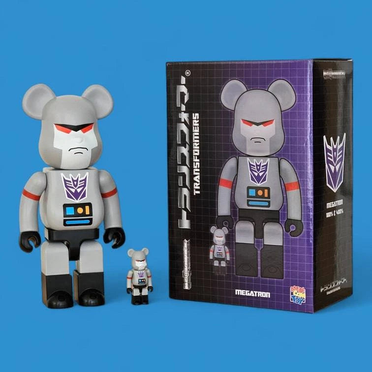 Bearbrick Megatron [Transformers] 100%+400% mit Verpackung