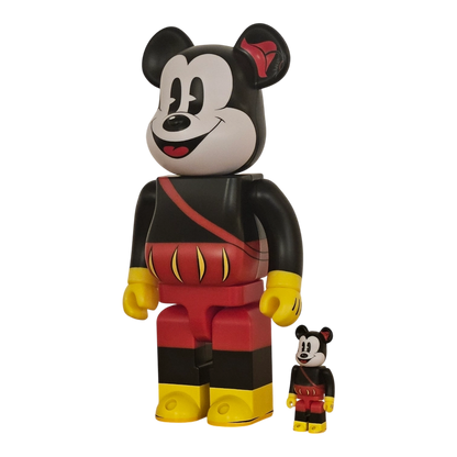 Bearbrick Mickey the Bard 100%+400% schräg