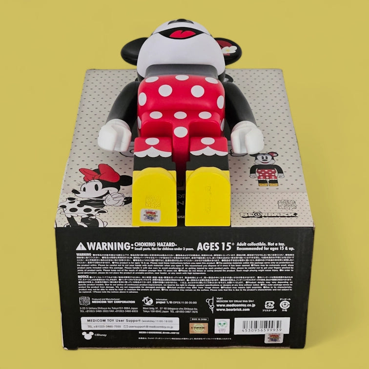 Bearbrick Minnie Mouse 400% Echtheitsmerkmale