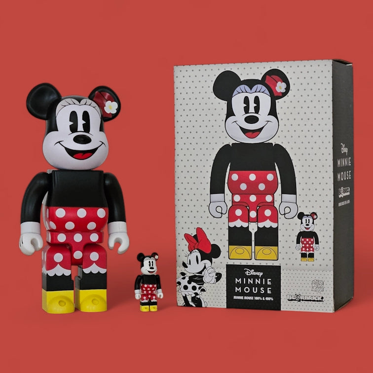 Bearbrick Minnie Mouse 400% mit Verpackung