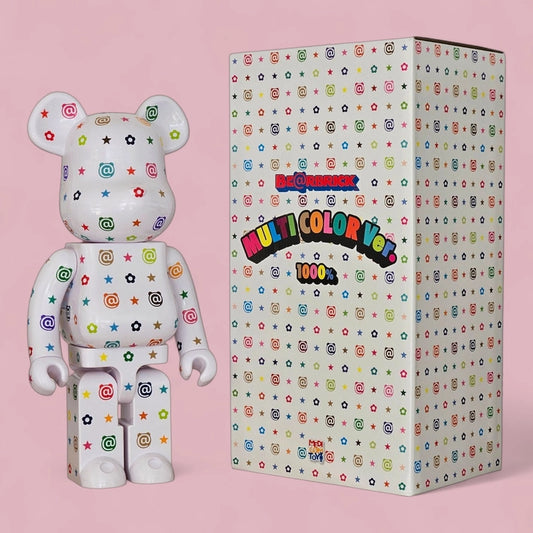 Bearbrick Multi Color Version 1000% mit Verpackung