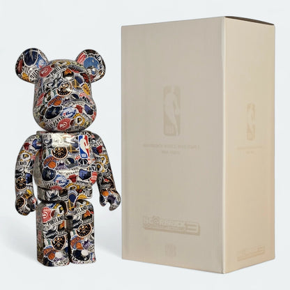 Bearbrick NBA 1000% mit Verpackung