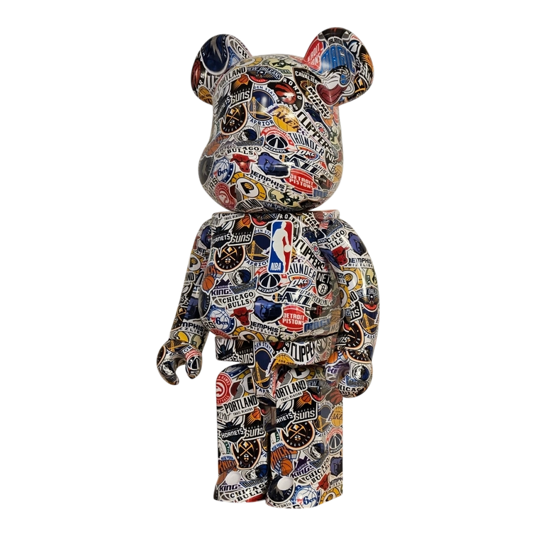 Bearbrick NBA 1000% schräg