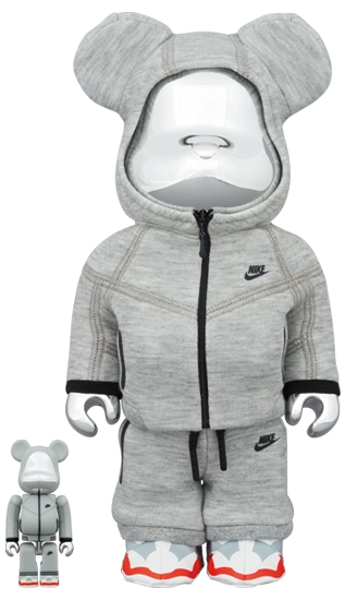 Bearbrick NIKE Tech Fleece N98 100%+400% Herstellerbild 1