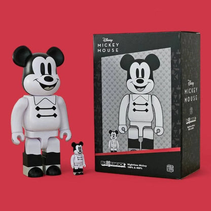 Bearbrick Nighttime Mickey 100%+400% mit Verpackung