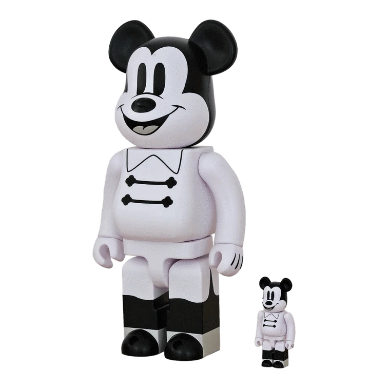 Bearbrick Nighttime Mickey 100%+400% schräg