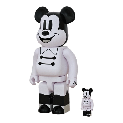 Bearbrick Nighttime Mickey 100%+400% schräg