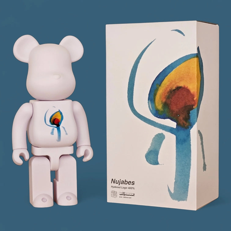 Bearbrick Nujabes Hydeout Logo 400% mit Verpackung