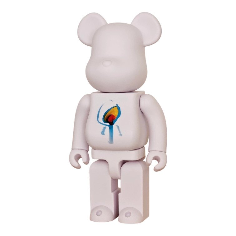 Bearbrick Nujabes Hydeout Logo 400% schräg