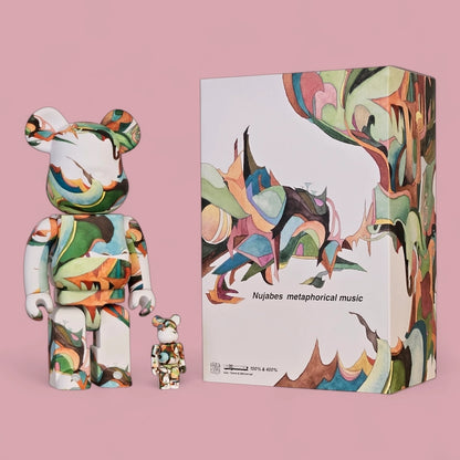 Bearbrick Nujabes Metaphorical Music 100%+400% mit Verpackung