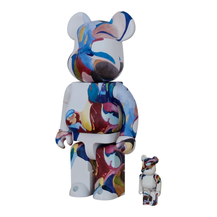 Bearbrick Nujabes 'First Collection' 100%+400% schräg