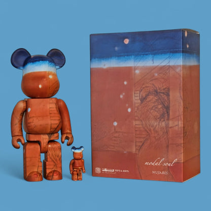 Bearbrick Nujabes 'modal soul' 100%+400% mit Verpackung