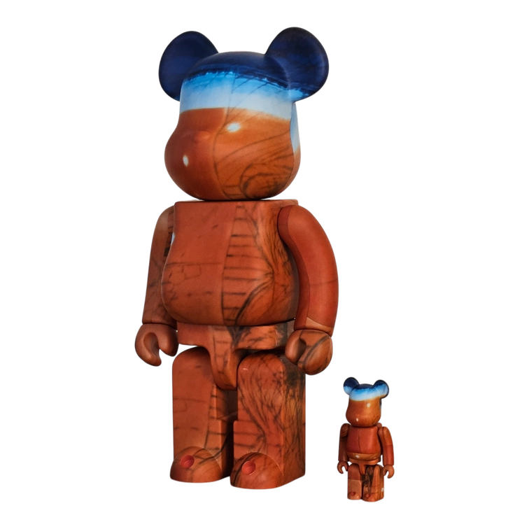 Bearbrick Nujabes 'modal soul' 100%+400% schräg