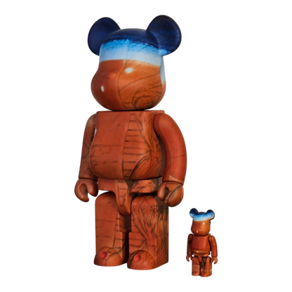 Bearbrick Nujabes 'modal soul' 100%+400% schräg