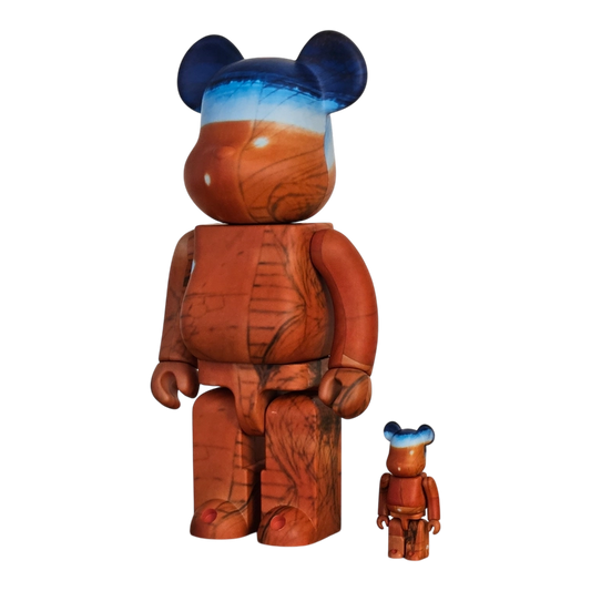 Bearbrick Nujabes 'modal soul' 100%+400% schräg