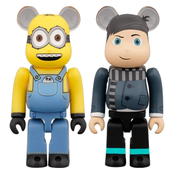 Bearbrick Otto & Young Gru 100% Herstellerbild 1