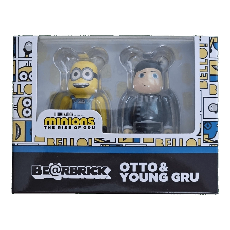 Bearbrick Otto & Young Gru 100% in der Verpackung